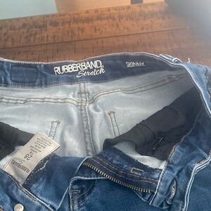 Rubberband  Skinny cropped jeans Sz 28 7/8